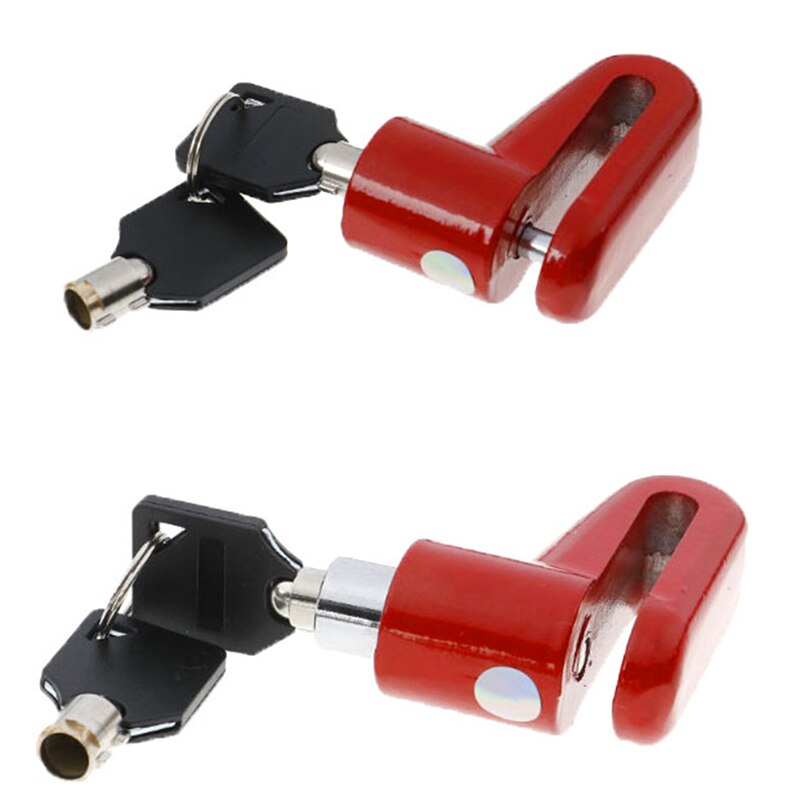 1 Pcs Anti Theft Disk Disc Brake Rotor Lock For Scooter Bike Safety Lock For Outdoor Motorcycle Bicycle Cycling Accessories