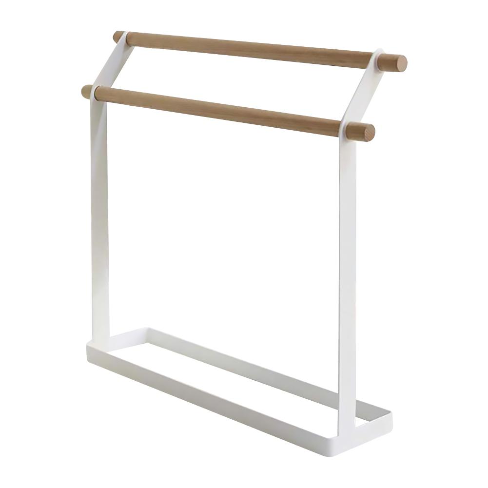 Avtakbar håndkleholder smykkestativ gulvstående håndklestativ tilbehør til bad stue 38 x 32 x 8cm