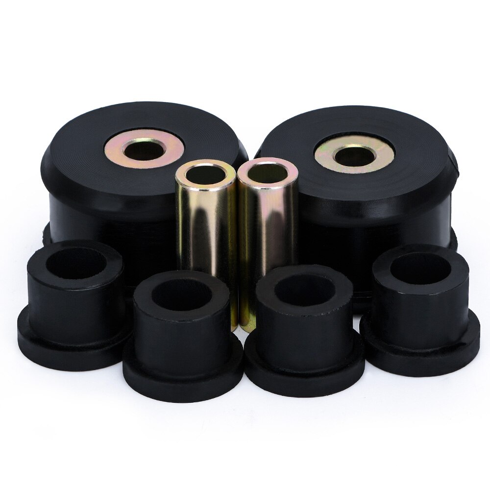 Frente de brazo de Control casquillo Kit para VW escarabajo 98-06 de Golf/85-06/Jetta 85-06 de poliuretano negro rojo WX-CAB01: Negro