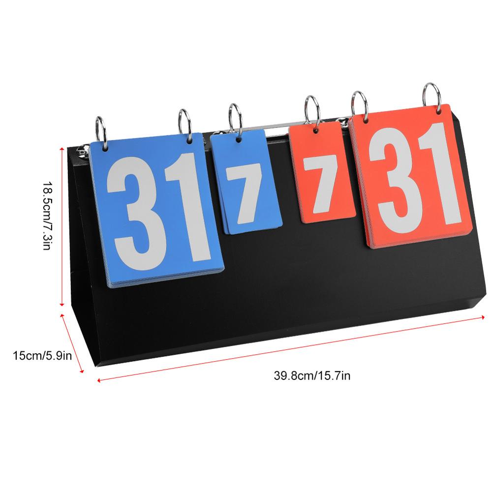 Draagbare 4 Digit Sport Concurrentie Scorebord Voor Tafeltennis Basketbal Badminton Voetbal Volleybal Score Boards