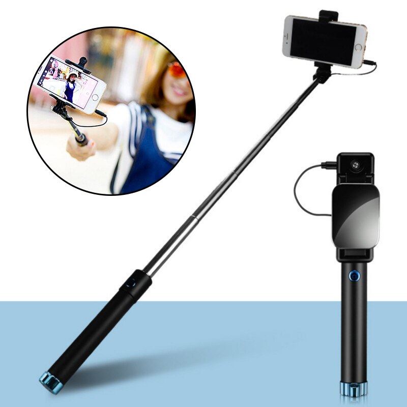 Selfie Stick Extendable Handheld Self-portrait Holder Monopod Stick For Cell Phone Extendable Folding