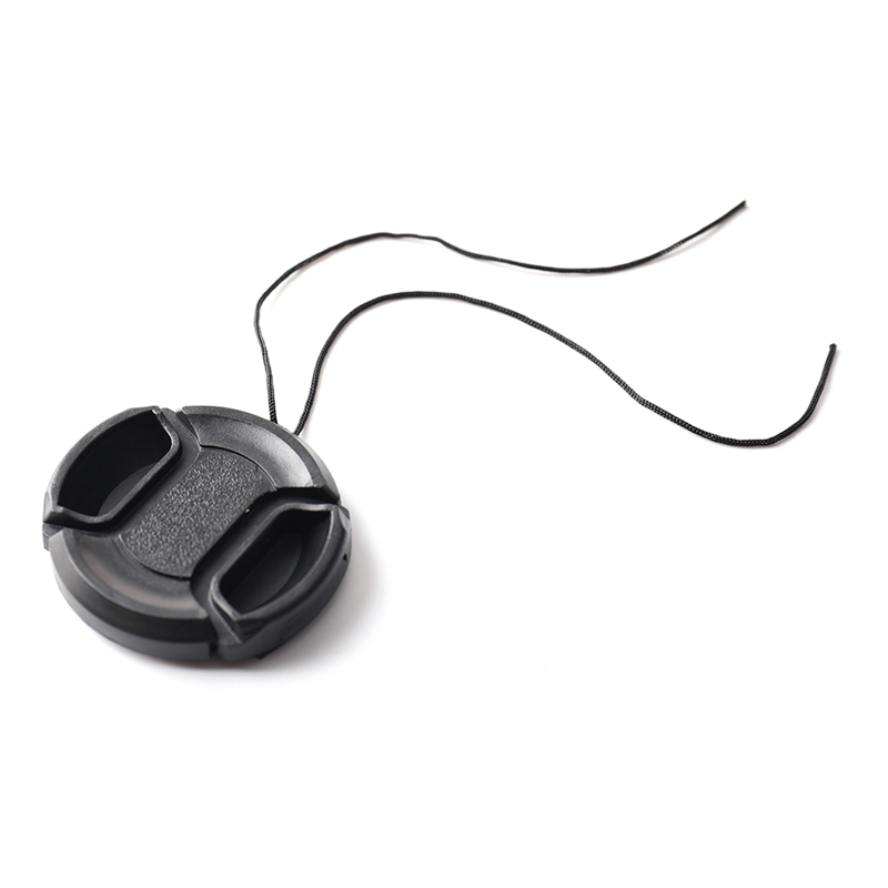 High 40.5mm 49mm 52mm 55mm 58mm 62mm 67mm 72mm 77mm 82mm Center Pinch Snap-on Cap Cover Camera Lens