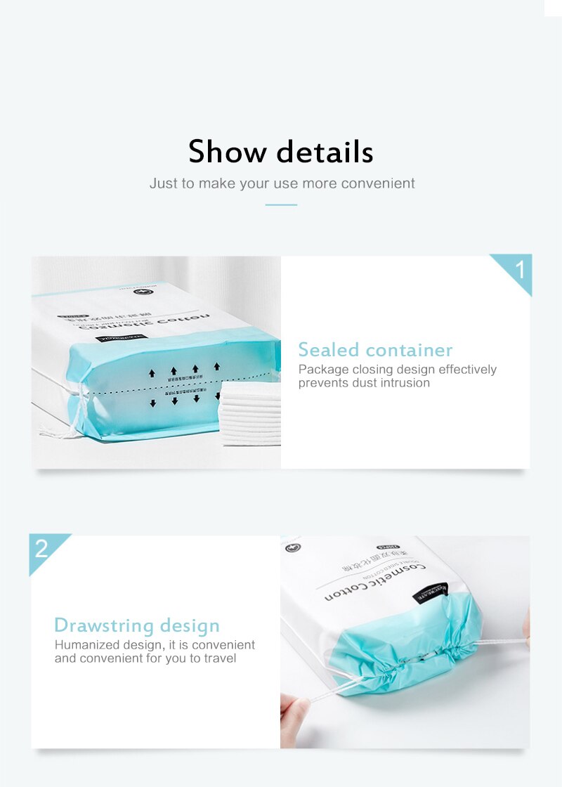 230 Stuks Van Drie-Layer Makeup Remover Katoen Pad