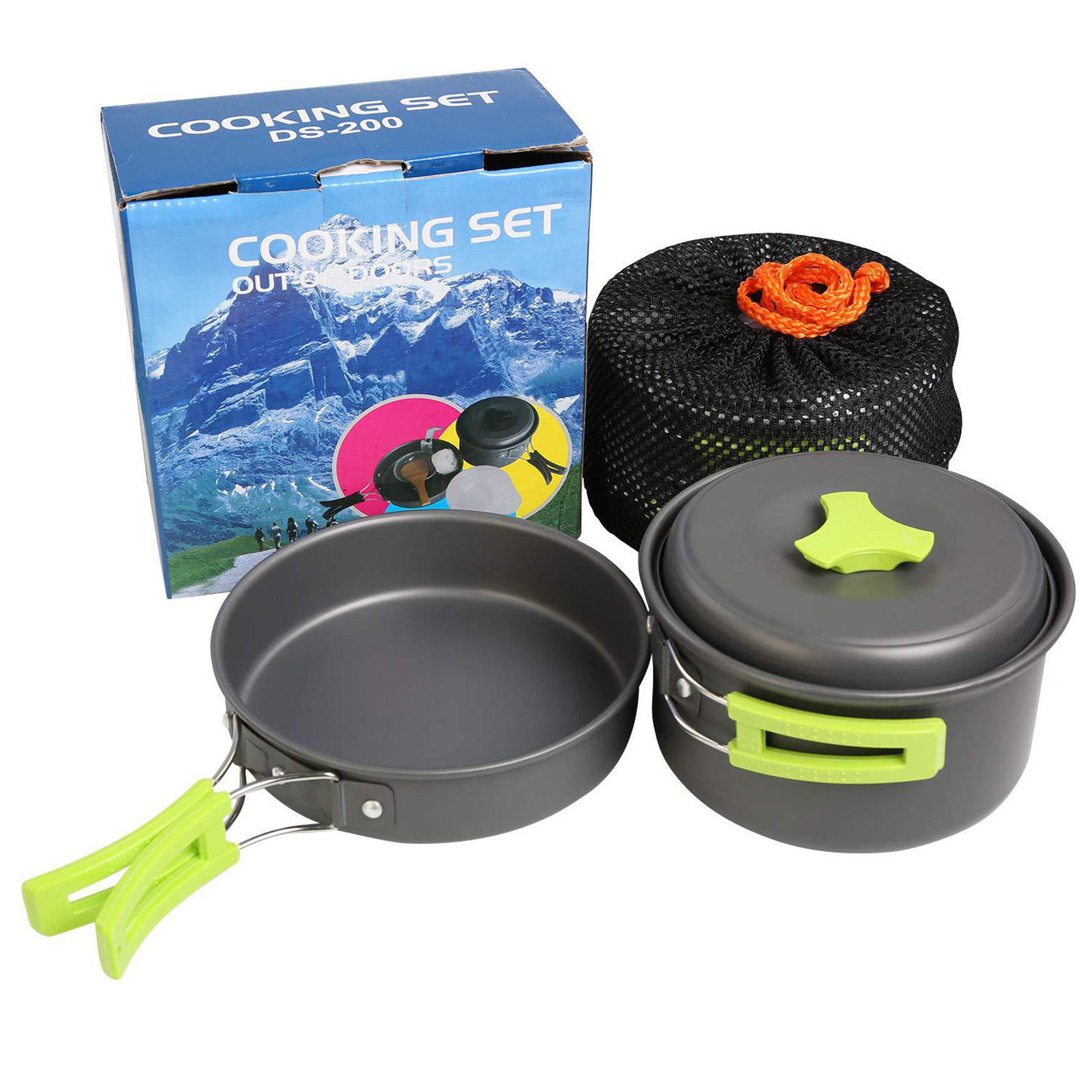 Camping Kookgerei Set Kampvuur Koken Gebruiksvoorwerpen Vouwen Kookset Draagbare Outdoor Wandelen Backpacken Pot Pan