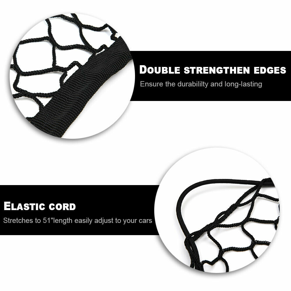 Large Car Cargo Net Nylon Elastic Mesh Luggage Storage SUV Pickup Truck 110*60cm