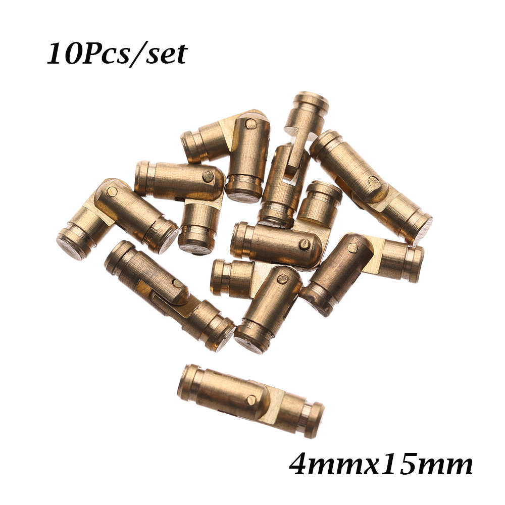 10PCS Pure Copper Hidden Invisible Concealed Barrel Hinge for Jewelry Box Wine Wooden Case Supplies Furniture Hardware