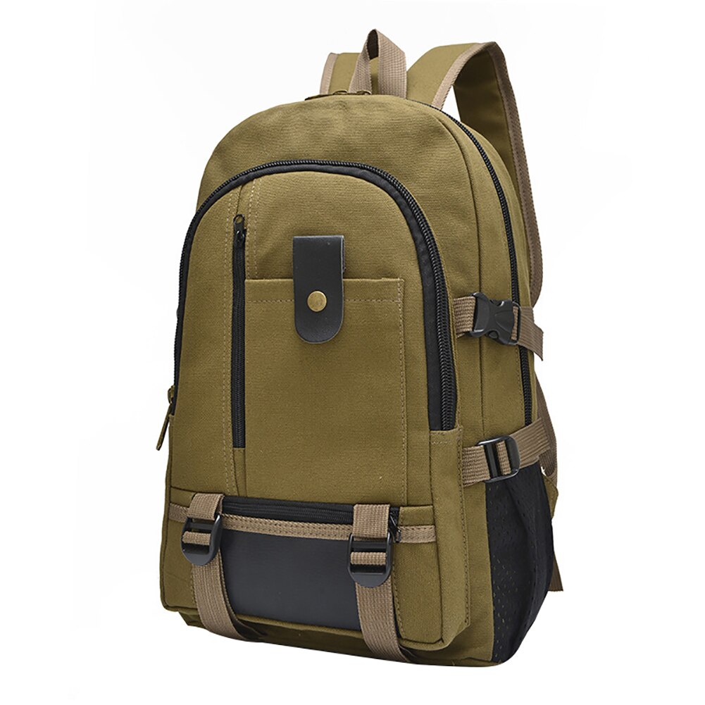 Large Capacity Canvas Men Laptop Backpack Casual Travel Rucksacks Canvas Travel Bag For Teenager Top Mochila Escolar
