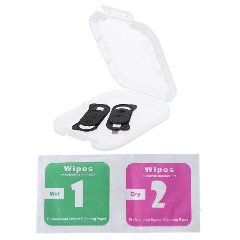 2 uds tapa de cámara deslizante TAPA DE Webcam privacidad seguridad Protector auto-adhesivo Escritorio PC ordenador portátil