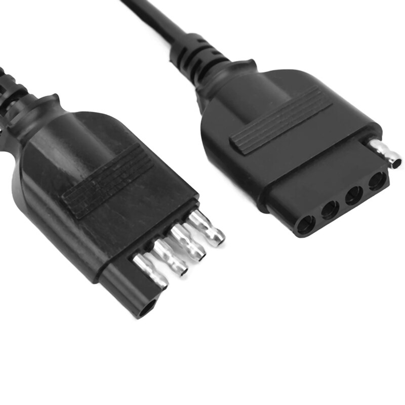 Trailer Connector American 5-Pin Spring Cable 5FT RV Tail Light Signal Lamp Cable for Commercial Vehicle Trailer