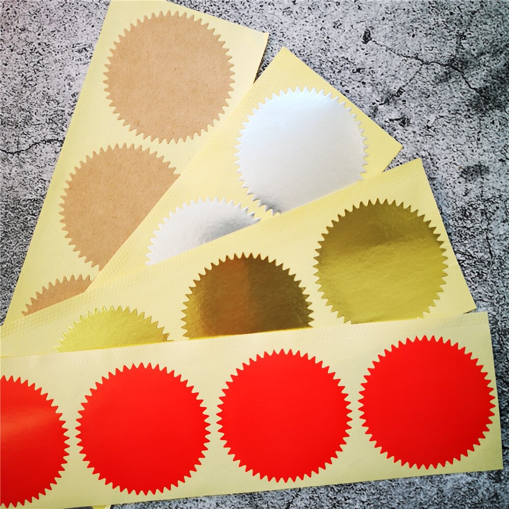 Embosser Sticker Shape 500 Pcs 45 Mm Embosser Sticker Voor Droogstempel, ... – Grandado