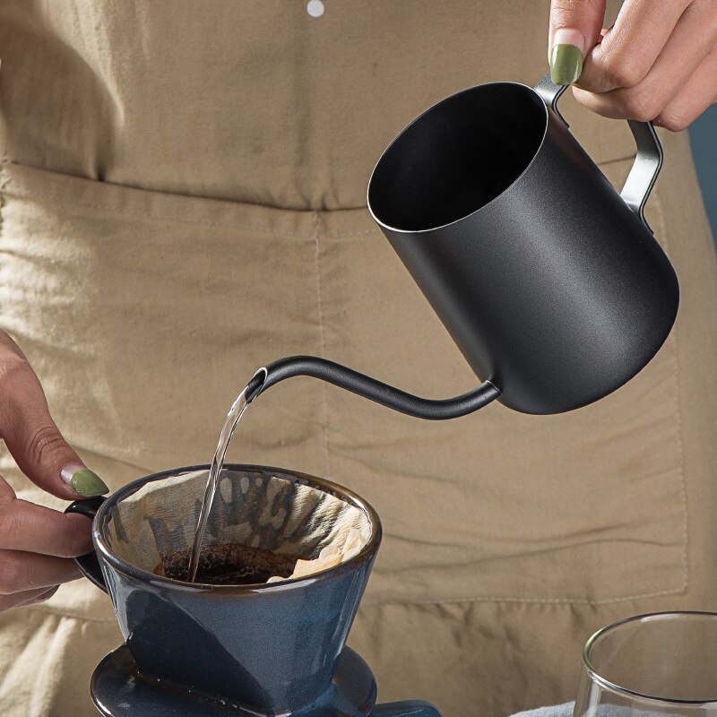 Wilona-cafetera de mano colgante de estilo nórdico para el hogar, tetera de goteo de acero inoxidable para cocina o cafetería