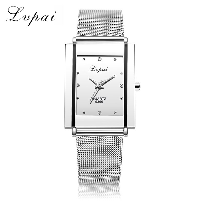 Rechthoek Armband Horloge Vrouwen Horloges Luxe Kristal Dames Horloge vrouwen Horloges Klok reloj mujer zegarek damski: silver white