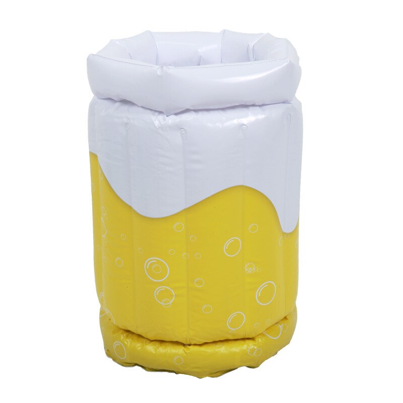 PVC Inflatable Ice Bucket Beer Steins Outdoor Beer Chiller for Freezer Drink Wine Bucket Beer Cooler: Default Title