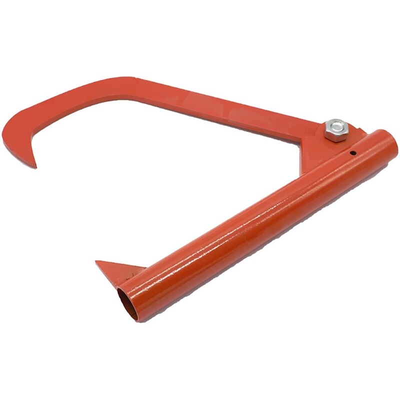 Indispensable 46cm Forestry Multitool Roller Logging Po-le Garden Backyard Elevator Log Heavy Anti-rust Oblique Hook