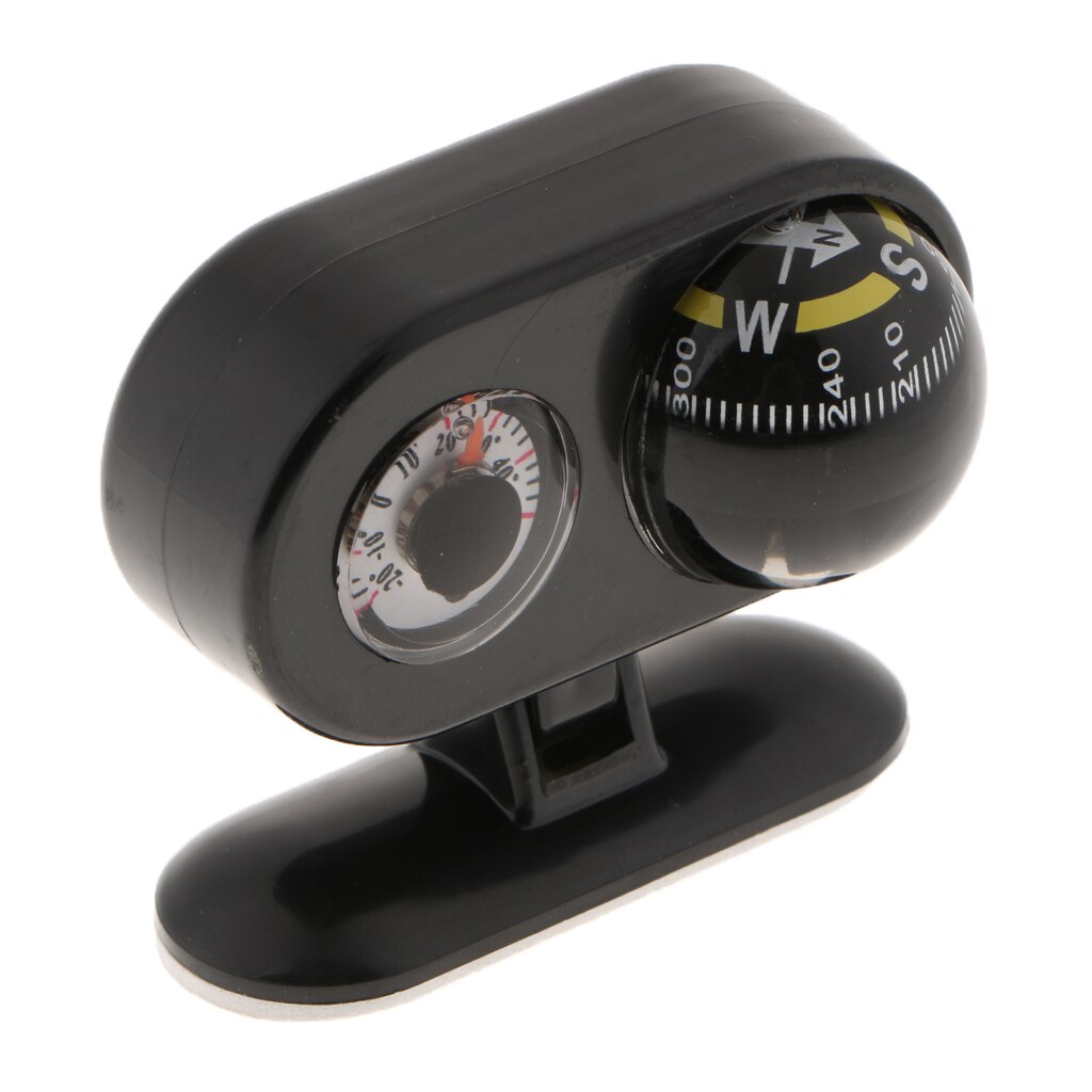 2 in1 Auto Kompass Mit Thermometer Einstellbare Navigation Armaturenbrett führen