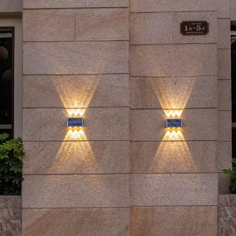 1 Stuks Buiten Waterdichte Wandlamp Zonne-Energie Lamp Binnenplaats Landschap Lamp Villa Nacht Decoratie Lamp Zon Tafellamp