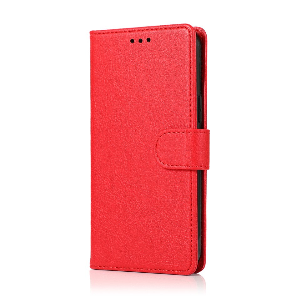Voor iphone 11 hoesjes voor iphone 11 pro hoesjes voor iphone 11 pro max flap leren telefoonhoesje iphone hoesjes voor meisjes: Voor iphone xs max / Grote rode