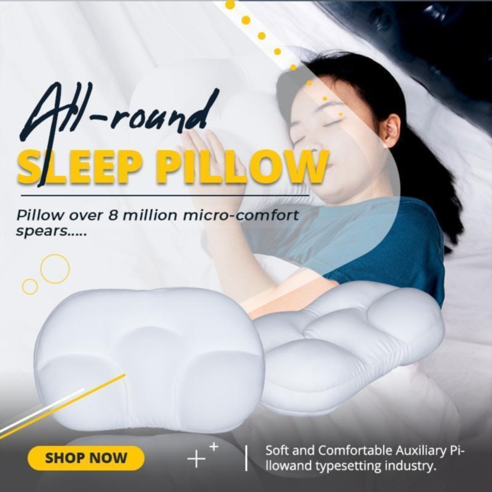 Sleeping Aid Pillow Concave Super Comfortable All-round Sleep Pillow Memory Foam Soft Clouds Ergonomic Pillow Help Deep Sleep