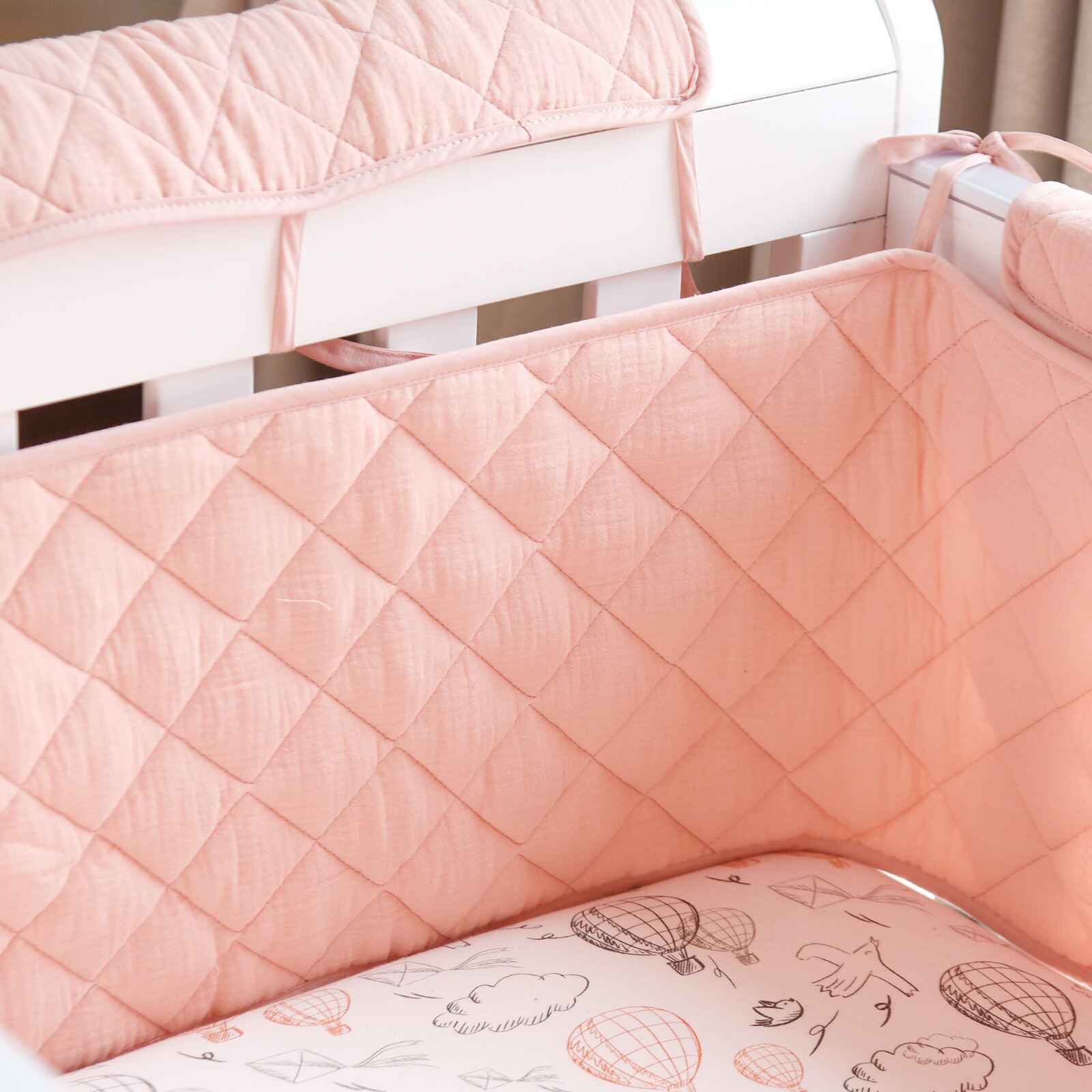 Coussin de protection de lit pour enfants, petit sac doux, doux, doux, doux, doux pour la peau