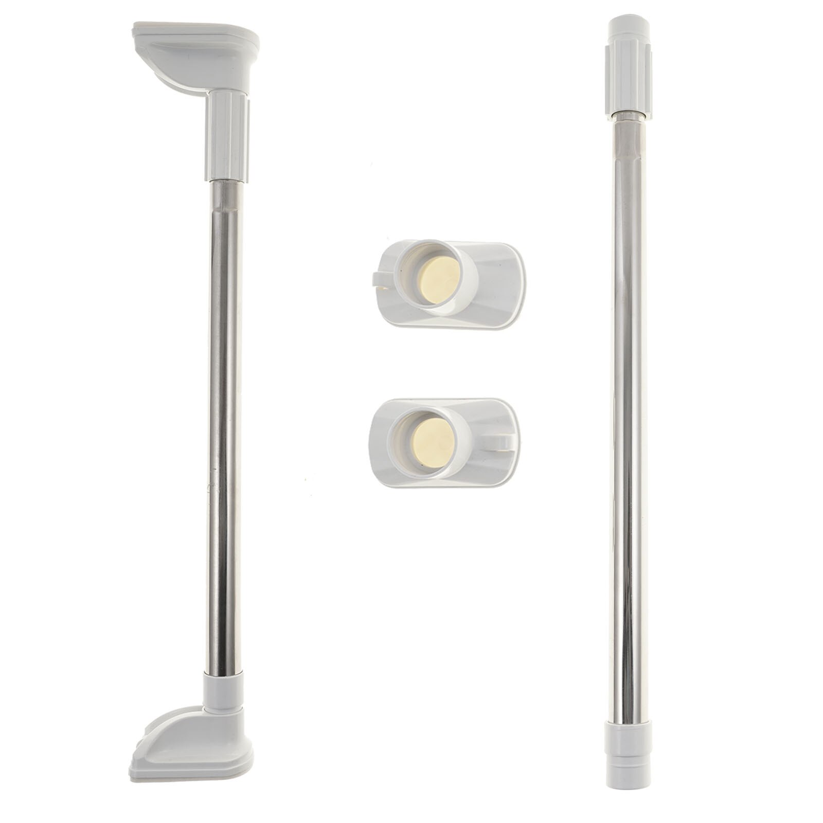 50-80cm de aço inoxidável haste telescópica cortina pólo punch-livre roupas penduradas secagem haste de chuveiro cortina haste de expansão