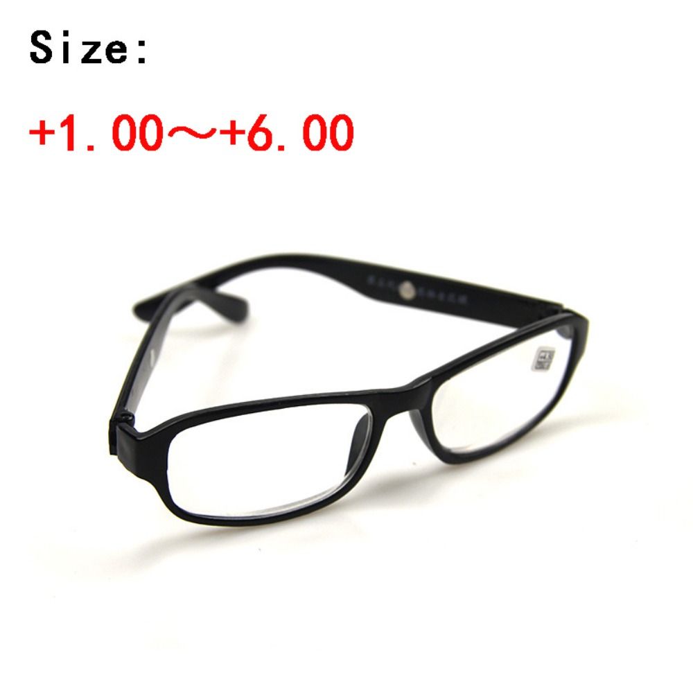 Reading Glasses +1.0 +1.5 +2.0 +2.5 +3.0 +3.5 +4.0 +4.5 +5.0 +5.5 +6.0 Optical Lens Plastic Frame Reader Men Women Eyewear