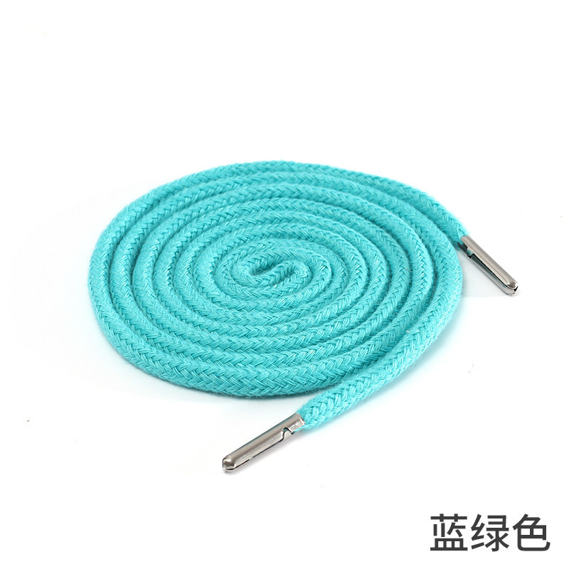 1pcs Sweatpants Drawstring Strap Metal Head Sports Pants Cotton Rope Belt Hoodies Accessories DIY Sewing Band Supplies TJ7625: Pinkish Grey