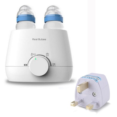 Electric Baby Bottle Warmer Double Infant Bottle Sterilizer Baby food Warm Universal Heater BPA Free Baby Care Products: UK