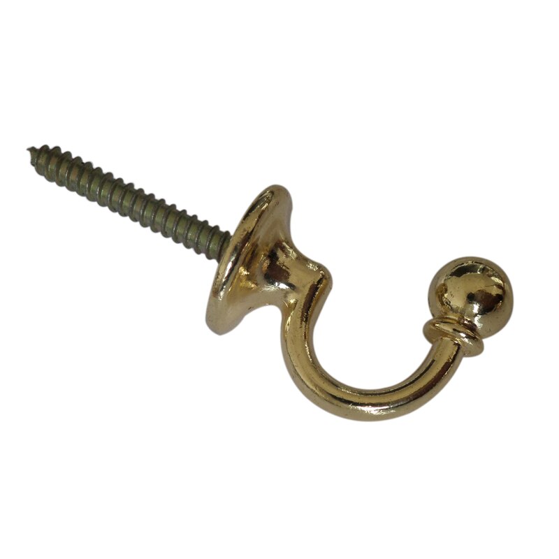 Crochets d&#39;embrasses pour rideaux en métal, 30mm, 10 pièces