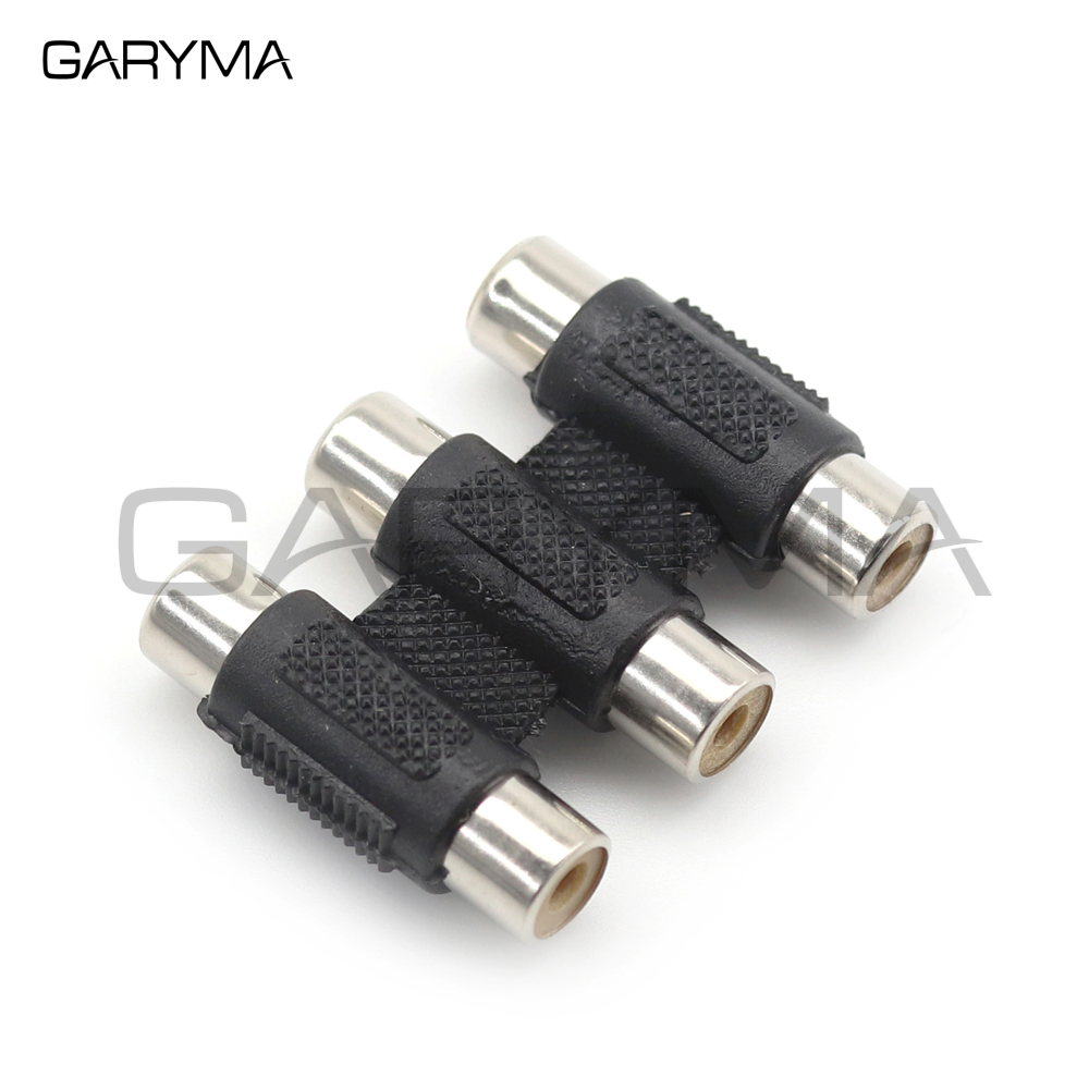 1/10Stck Dual/drei rca Stecker zu Stecker Buchse zu Buchse Stecker Video Audio- CCTV Verlängerung Adapter: MULTI / 5-9 Stücke