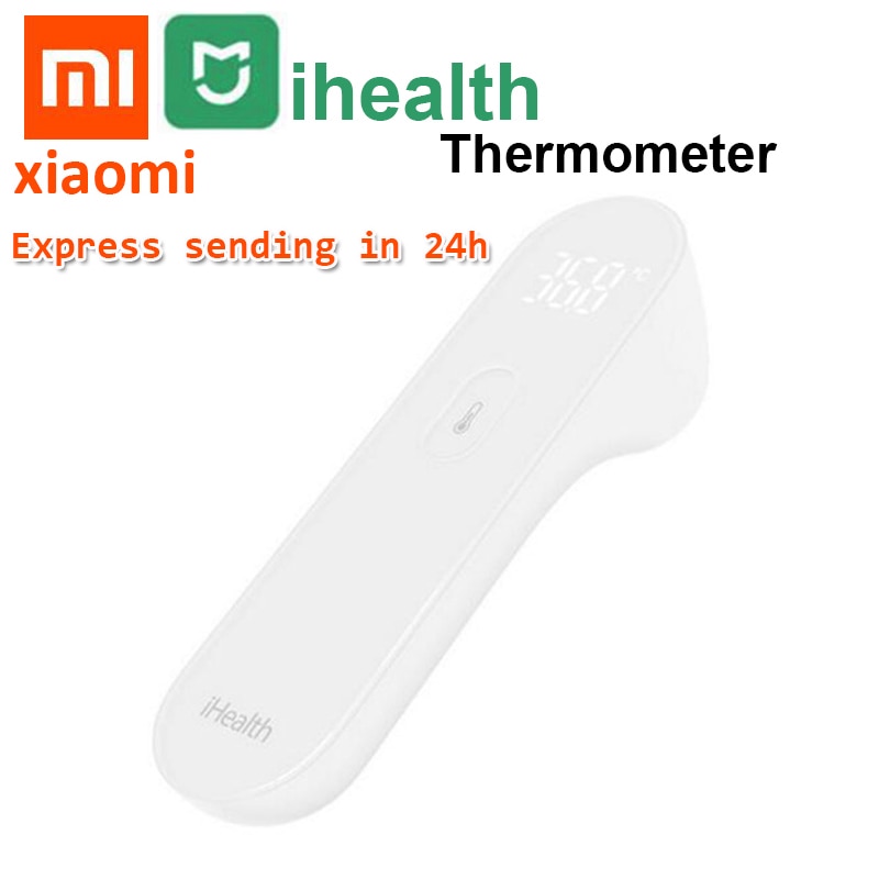 Original Xiaomi Mijia iHealth Thermometer LED Non Contact Digital Infrared Forehead Body Thermometer for Baby Kids Adults Elders