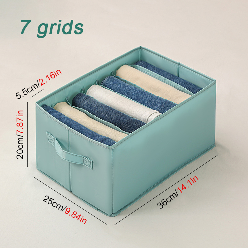 Collapsible Clothing Organizer Clothes Pants Storage Box Closet Drawer Wardrobe Underwear Socks T-Shirt Storage Organizers: Dark Khaki