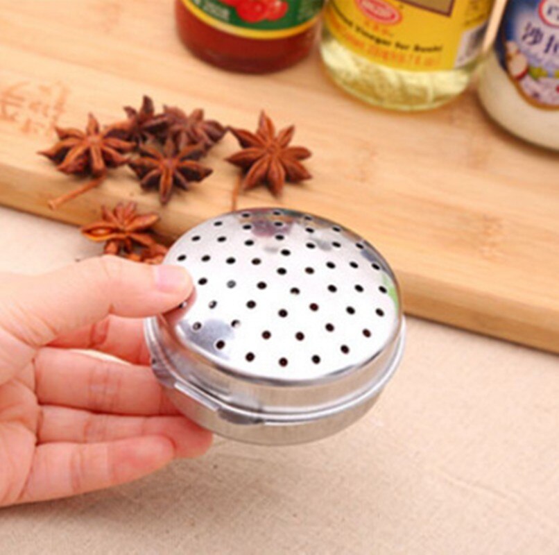 Utensilios de cocina de acero inoxidable Esfera de bola para especias colador agujero Infusor especias colador de filtro para Infusor
