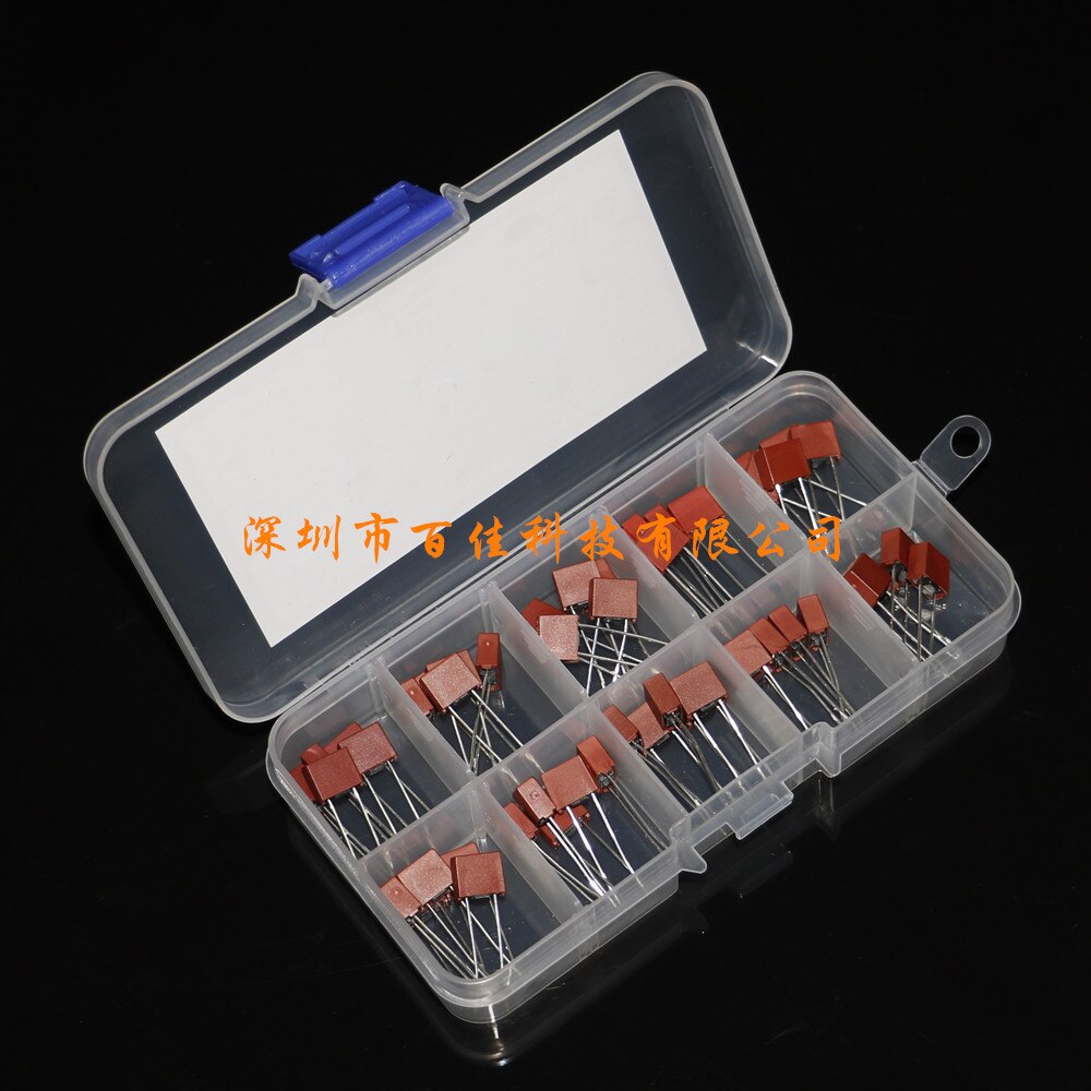 50Pcs 392 square fuse (0.5A-6.3A) × 5pcs household appliances, TV, computer box fuse kit