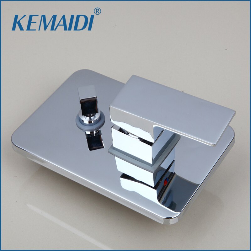 KEMAIDI Brass Bathroom Cold Bath Mixer Valve Wall Mounted Water Control Valve Single Lever Shower Control Handle 3-Colors