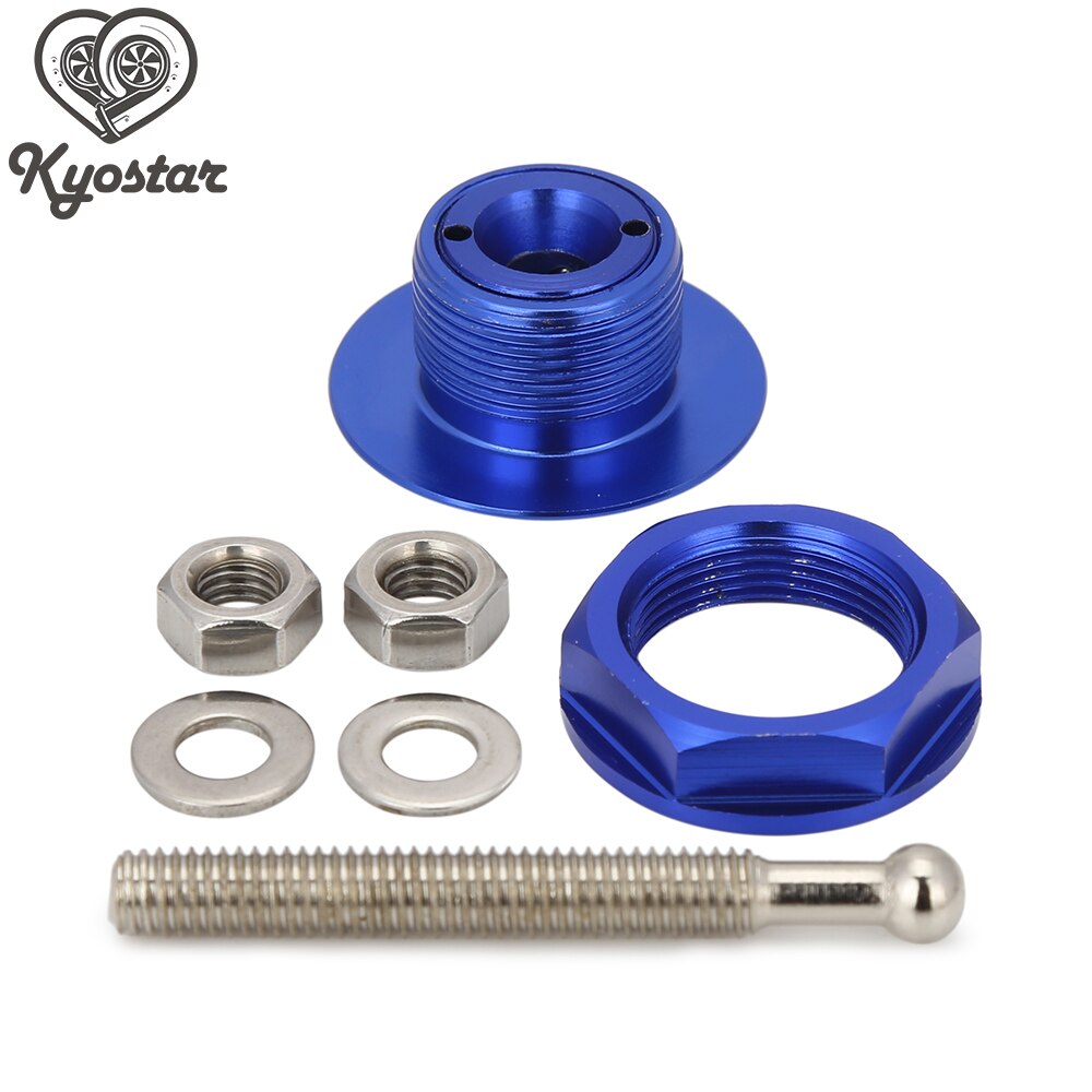 Universal Aluminum Push Button Car Quick Release Latch Hood Pin Lock Clip Kit