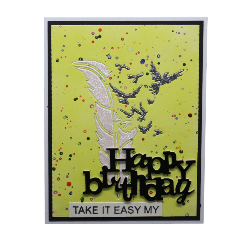 Eagle Feather Metal Cutting Dies Stencil For DIY Scrapbooking Card Making Embossing Craft Animals Stamps And Dies