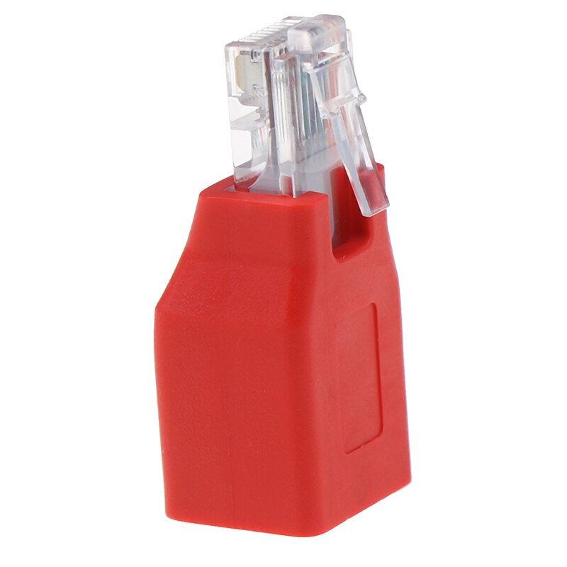1 Pc Crossover Kabel Adapter Converter RJ45 Man-vrouw Connector RJ45 Ethernet Kabel Uitbreiding Converter