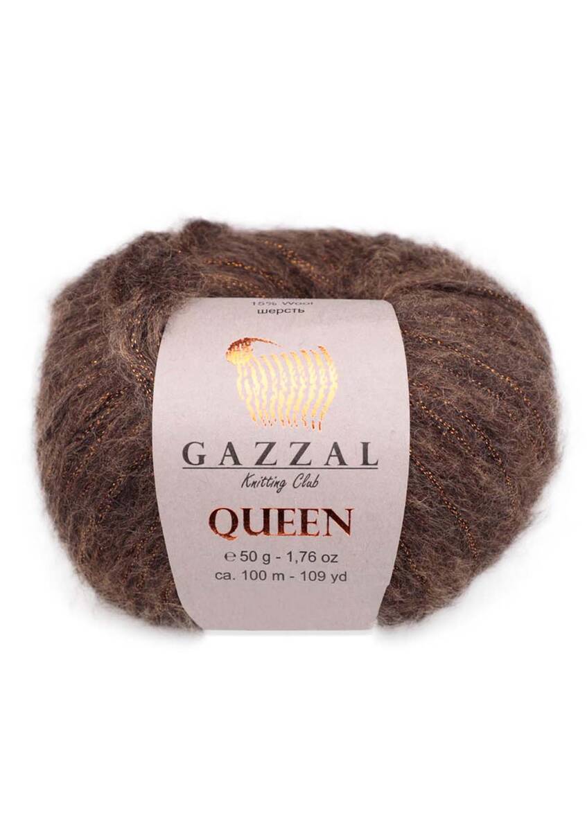 Gazzal Queen Ball Hand Knitting Yarn, 50 grams 100 meters, Thread, Wool, Metallized, Fantasy, Baby, Crochet, Clothes, Sport, Cardigan, Blouse, , Amigurumi, Hobby, Packs, Palmie Store, Made In Turkish Diy: 7224