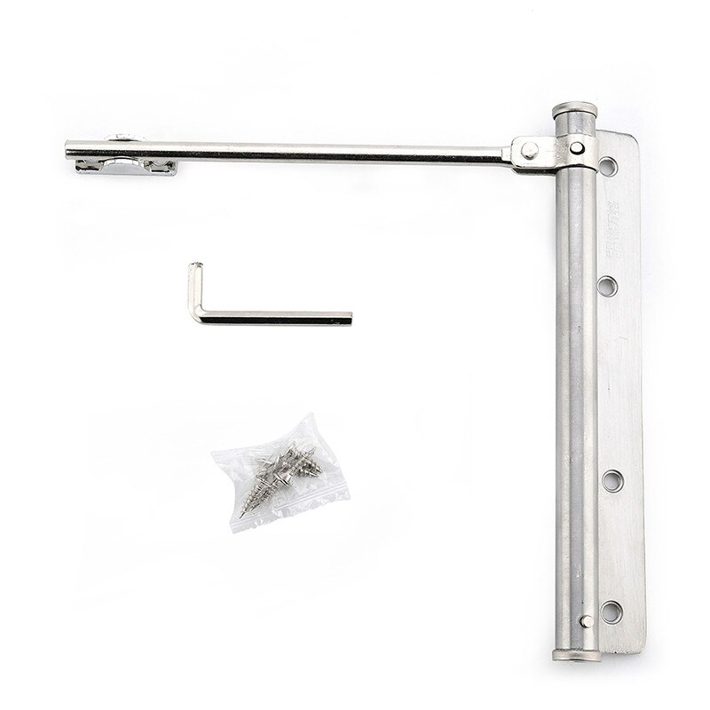 Adjustable Door Closer Stainless Steel Automatic Spring Latch Hinge For Home Office Fire Rated Door Furniture Hardware