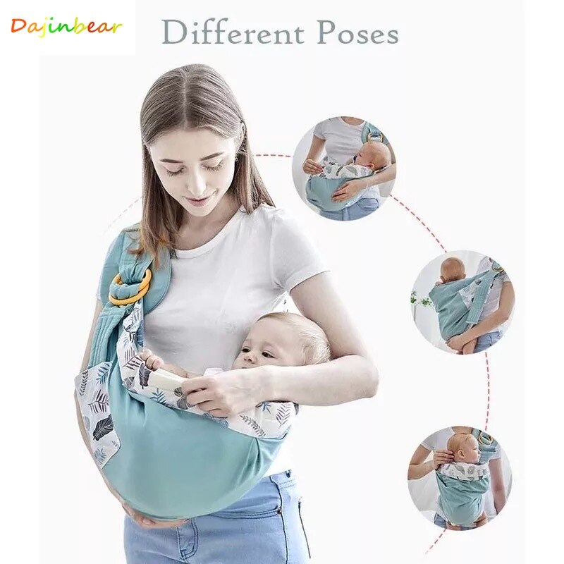 Porte-bébé ergonomique 100% coton biologique pour enfant, sac à dos, housse kangourou, bonne