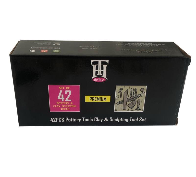 42pcs/set Pottery Tools Clay And Sculpting Tool Set Art Supplies For Artist Art Box Presented By Kevin&amp;sasa Crafts: Default Title