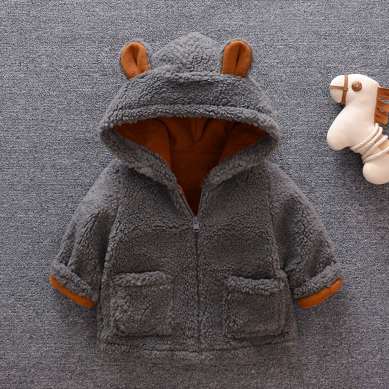 Lzh Casual Winter Meisje Jas Kinderen Jas Voor Herfst Baby Jongens Kleding Dikker Jas Voor Jongens Hooded Kostuum voor Kids: gray / 4T 110