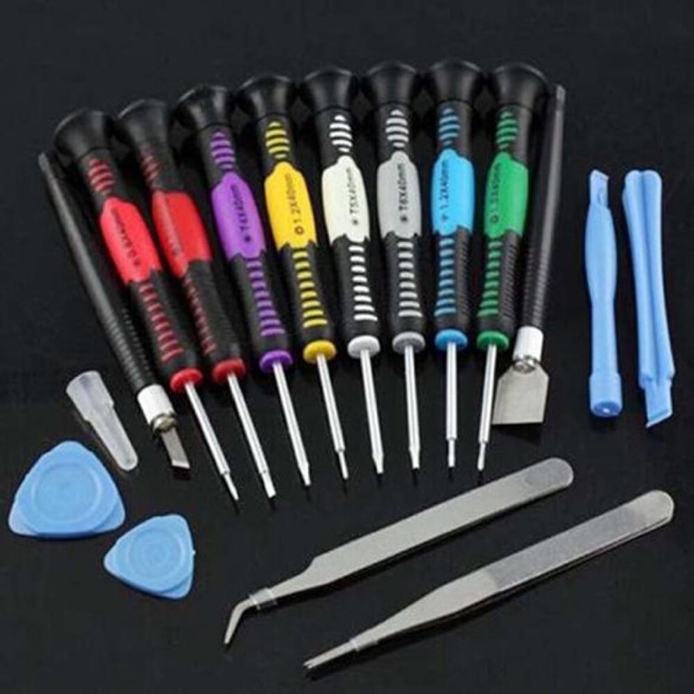 Phone Repair Tools Kit 16 in 1 Precision Screwdriver Set Spudger Opening Pry Bar Screen Disassemble Tool For iPhone Samsung