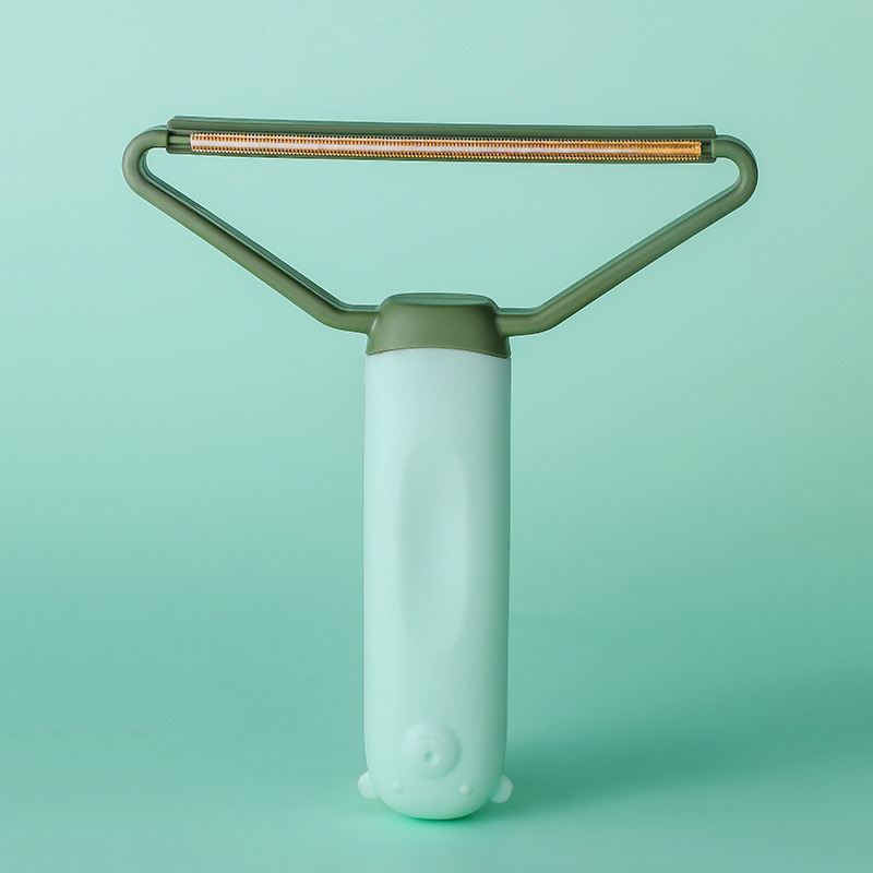 Rasoir Portable anti-peluches, rasoir manuel pour vêtements, canapé, tapis, tissu, brosse, réutilisable, outils de nettoyage domestique: Green