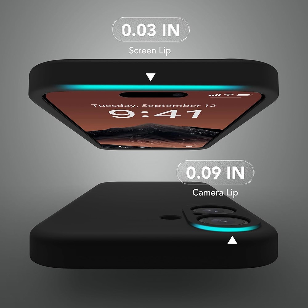 Coque de téléphone de luxe en Silicone mat, étui d'air pour iphone 16 17 Pro Max 16 15 14 13 mini 12 11 Pro Xr XS Max 7 8 Plus SE 16E 17