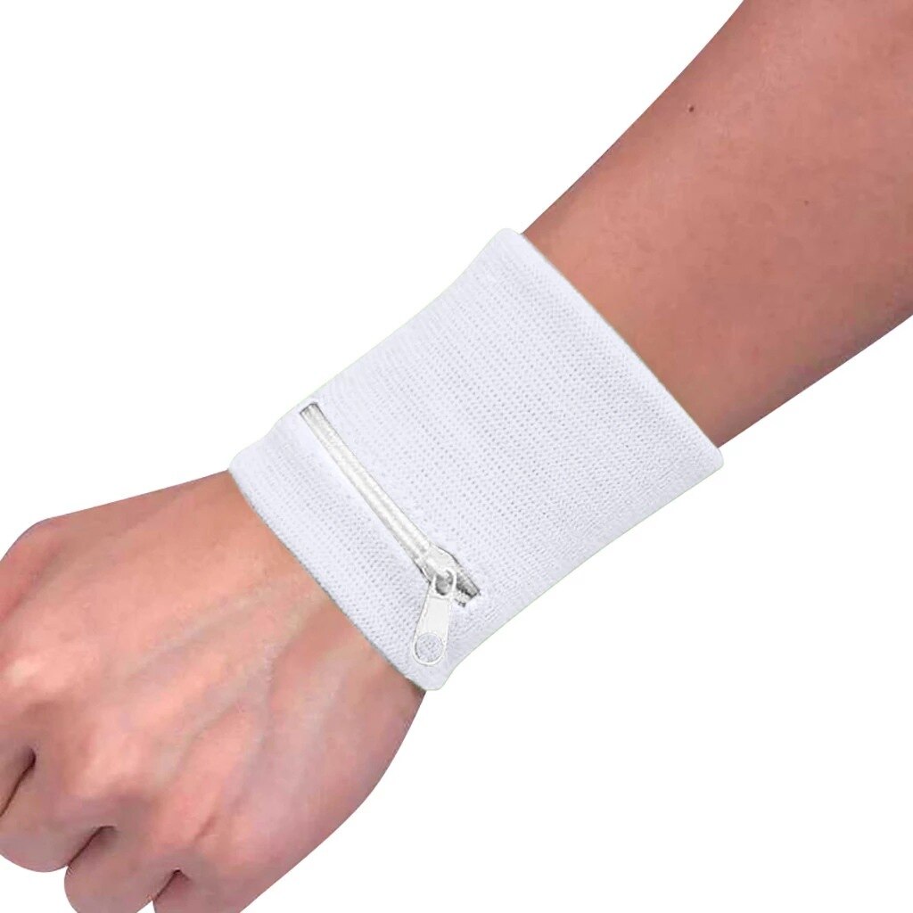 Sport Polsband Rits Pols Portemonnee Multifunctionele Running Bag Arm Band Zakken Sleutel Kaarten Opslag Fietsen Portemonnee Band Zweetband