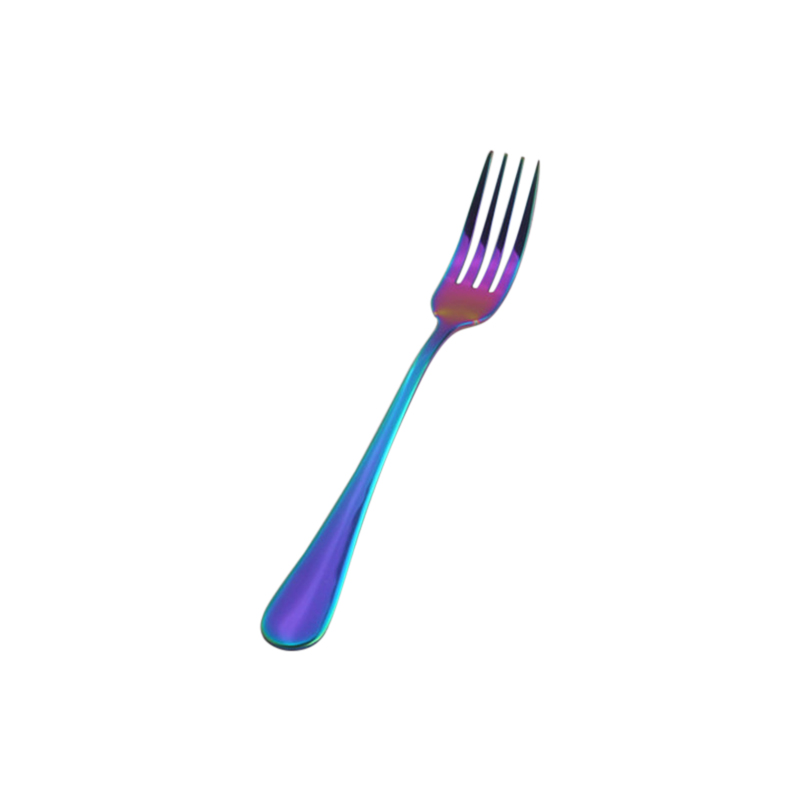 1pc/ 4pcs Dinner Wedding Travel Cutlery Spoon Stainless Steel Fork Scoops Silverware Set NIN668: Gold