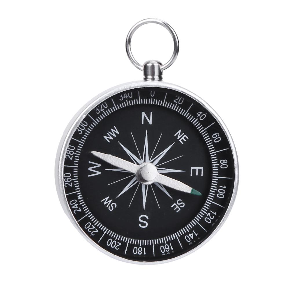 Portable Aluminum Black Emergency Compass Outdoor Survival Compass Tool G44-2 Navigation Wild Tool