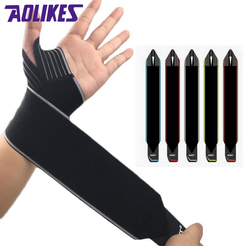 2 Stuks Sport Elastische Bandage Voor De Pols Brace Ondersteuning Fitness Bodybuilding Hand Wraps Pols Guard Strap Tennis Polsband Gym
