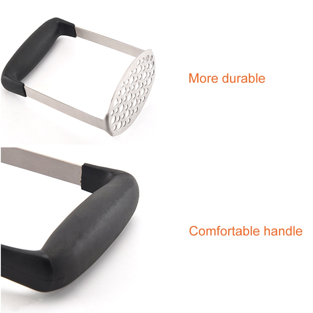 Roestvrij Staal Aardappel Verpletterd Stamper Zoete Aardappel Zoete Aardappel Crusher Aanvullende Voedsel Maken antislip Handvat Keuken Gadget